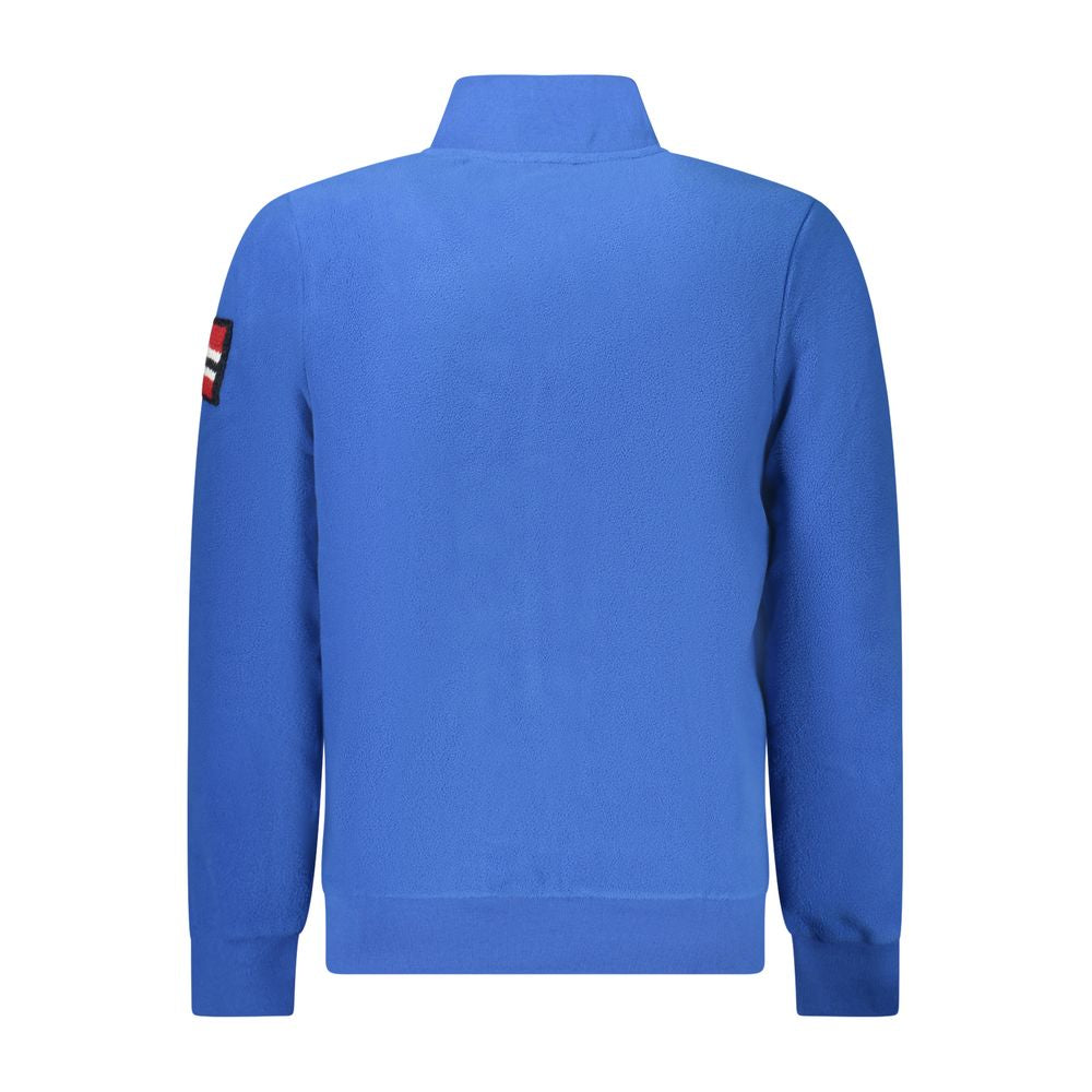 Blaues Polyester-Herren-Sweatshirt