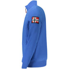 Blaues Polyester-Herren-Sweatshirt