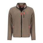 Marrone Polyester Men Sweatshirt