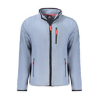 Herren-Sweatshirt aus blauem Polyester