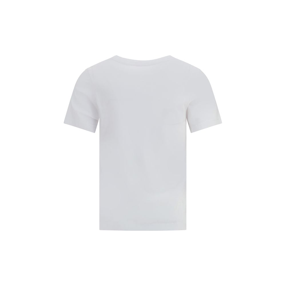 Weißes Baumwoll-T-Shirt