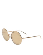 Gold Runde Sonnenbrille