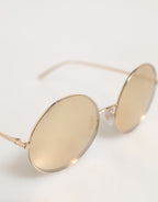Gold Runde Sonnenbrille