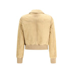 Beige Goatskin Clothing