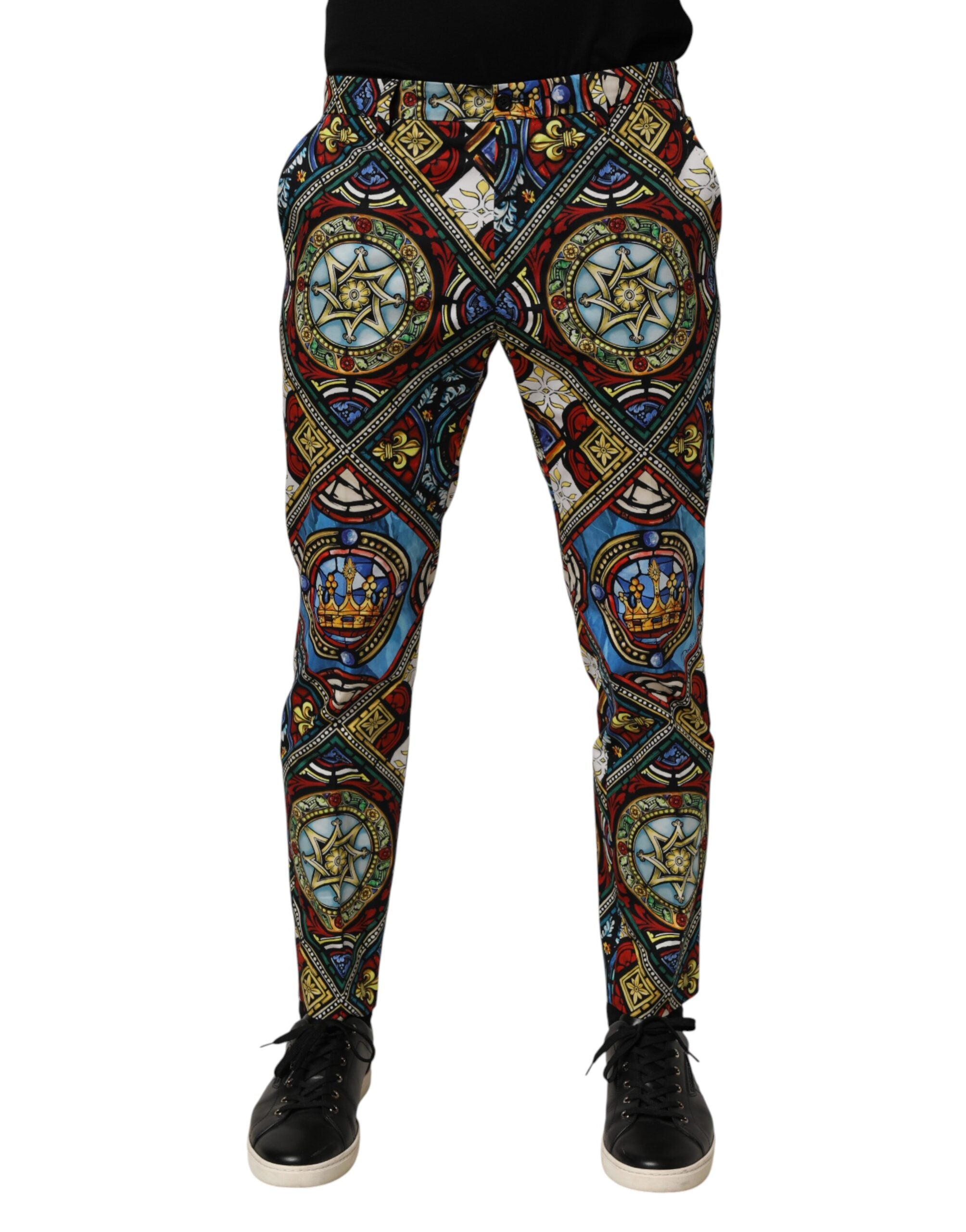 Buntglasfenster-Stil-Druck Herrenhose