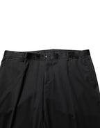 Black Wool Formal Dress Men Trouser Pants