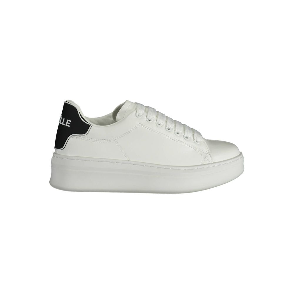 Weißer Sneaker aus Polyurethan für Damen