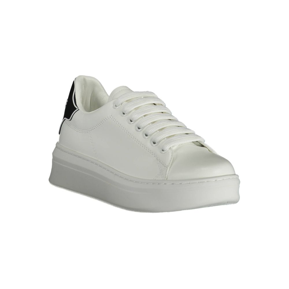 Weißer Sneaker aus Polyurethan für Damen