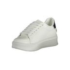 Weißer Sneaker aus Polyurethan für Damen
