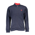 Blue Polyester Men's Sweatshirt