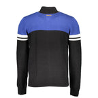Herren-Cardigan aus schwarzer Baumwolle