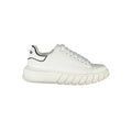 Weißer Polyurethan Damen Sneaker