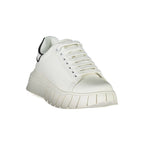 Weißer Polyurethan Damen Sneaker