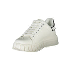 Weißer Polyurethan Damen Sneaker