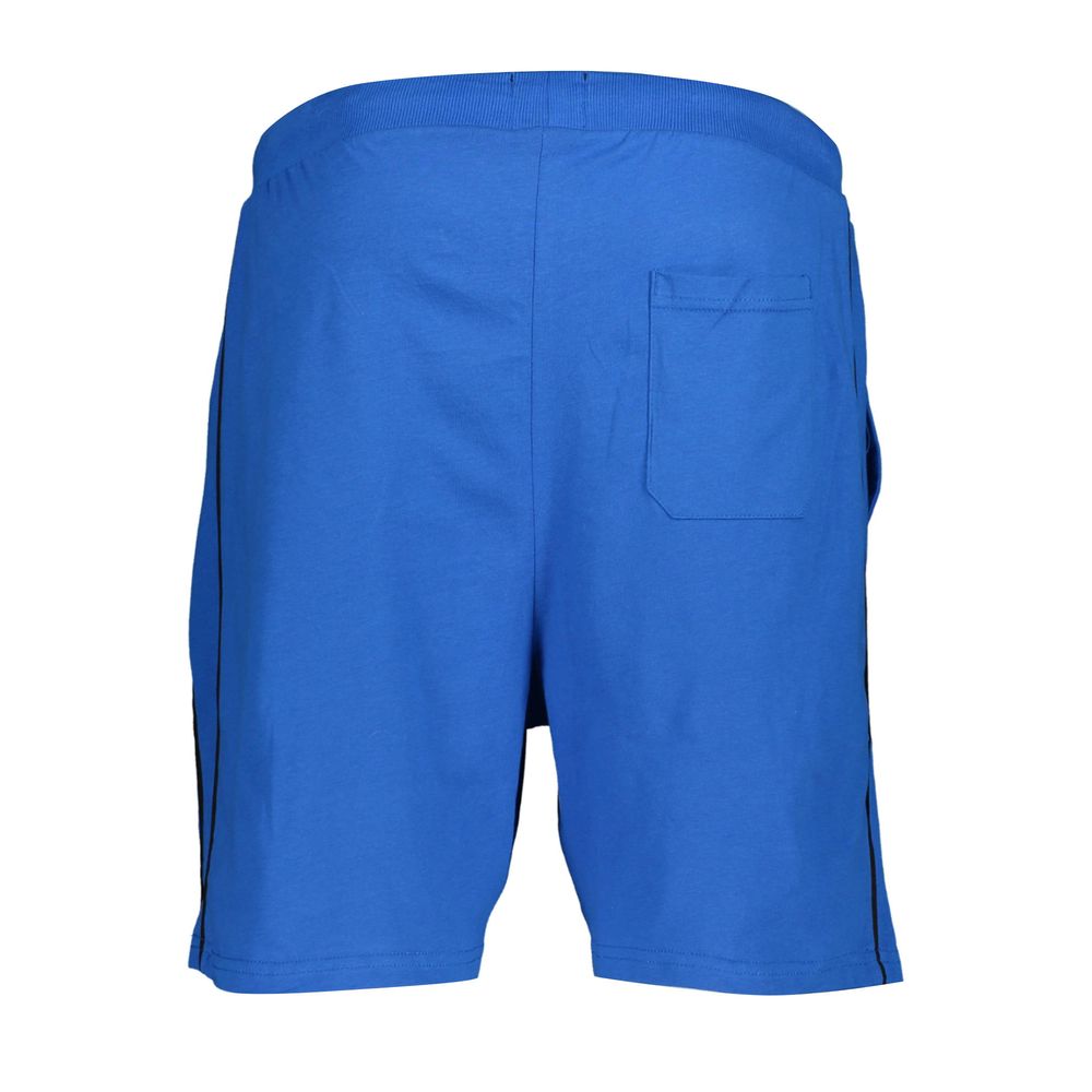 Blaue Baumwoll-Sweatshorts für Herren
