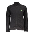 Black Cotton Men's Sweatshirt