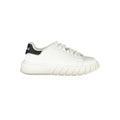 Weiße Polyurethan-Herren-Sneaker
