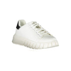 Weiße Polyurethan-Herren-Sneaker