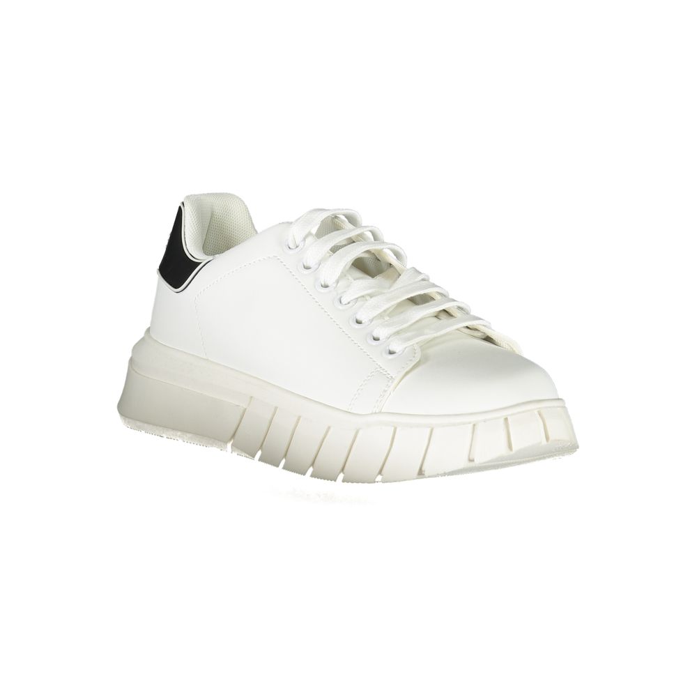 Weiße Polyurethan-Herren-Sneaker