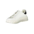 Weiße Polyurethan-Herren-Sneaker