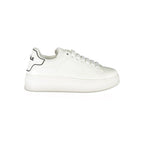 Damen-Sneaker aus weißem Polyurethan
