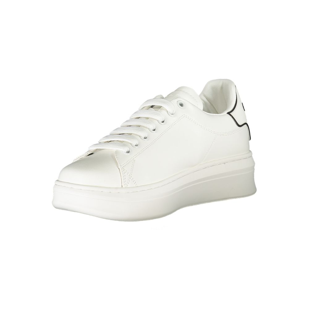 Damen-Sneaker aus weißem Polyurethan