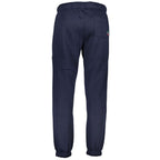 Blue Polyester Men's Sweatpant