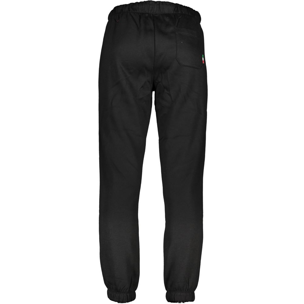 Schwarze Polyester-Trainingshose für Herren