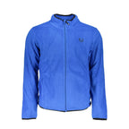 Blue Cotton Mens Sweater