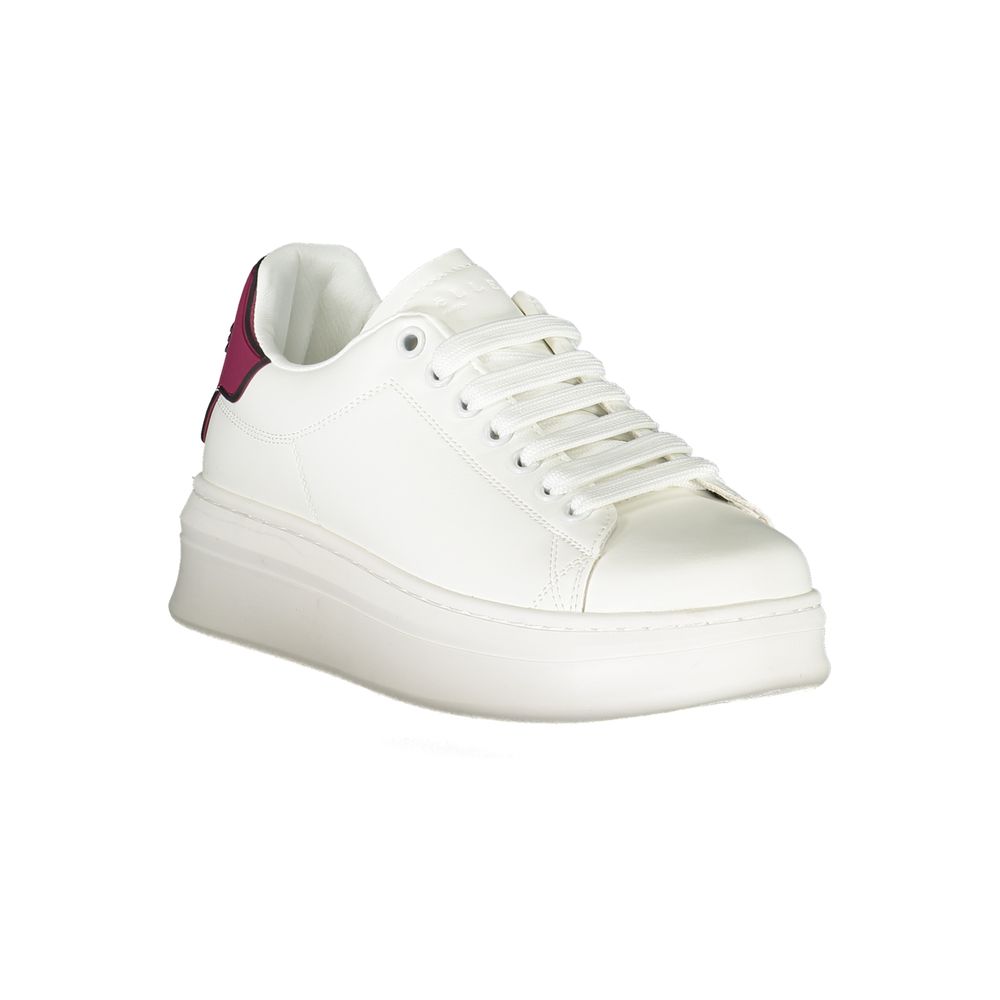 Red Polyurethane Women's Sneaker