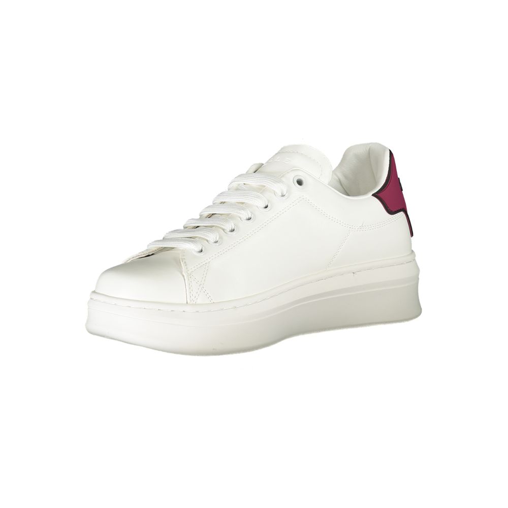 Red Polyurethane Women's Sneaker