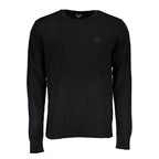 Black Viscose Men's Sweater