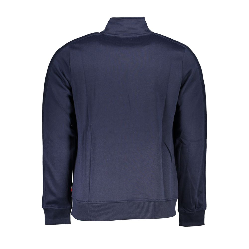 Felpa da uomo in poliestere blu