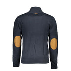 Blue Cotton Men's Cardigan