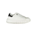 Weiße Damen-Sneaker aus Polyurethan