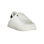 Weiße Damen-Sneaker aus Polyurethan