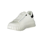 Weiße Damen-Sneaker aus Polyurethan