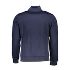 Blue Polyester Men's Sweatshirt