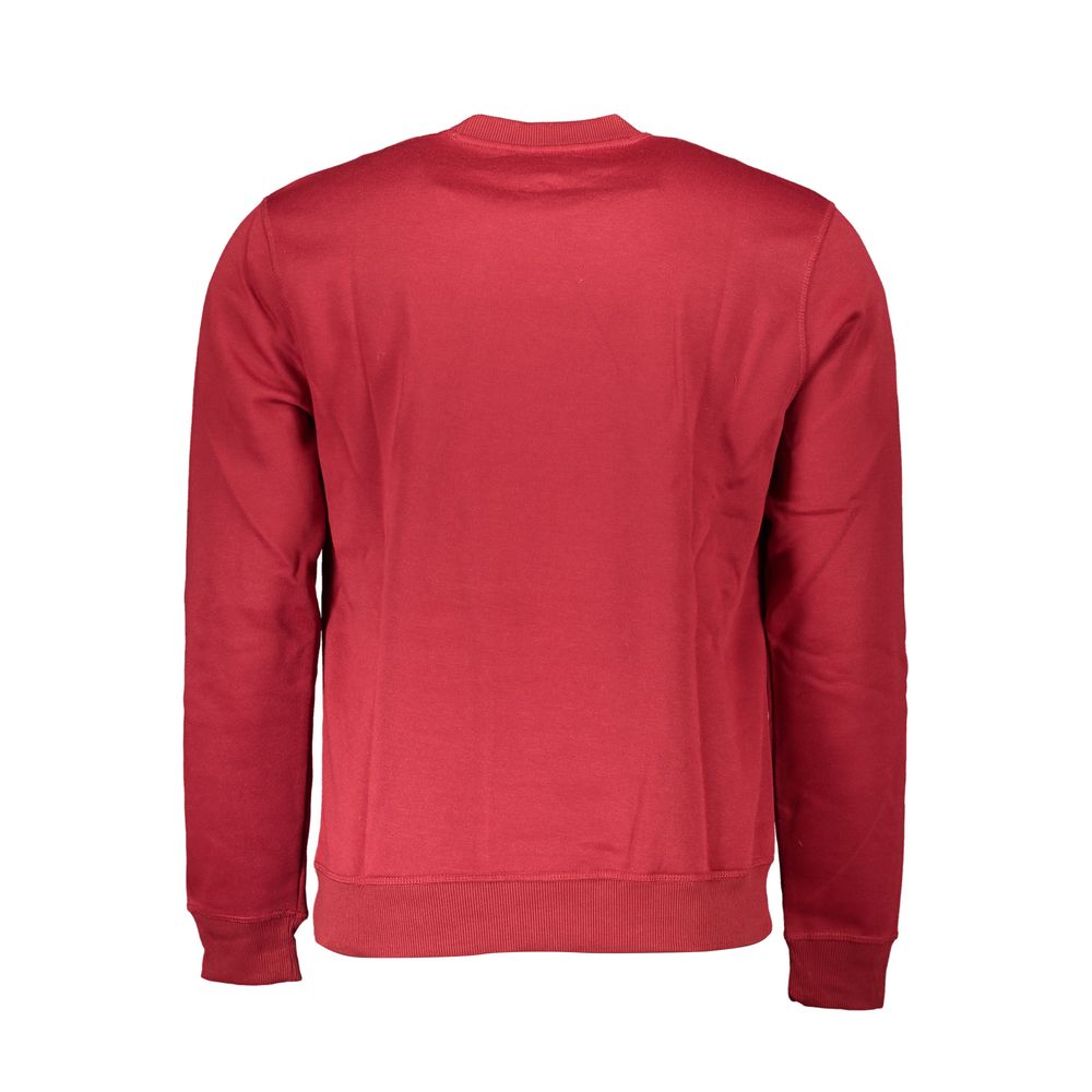 Herren-Sweatshirt aus rotem Polyester