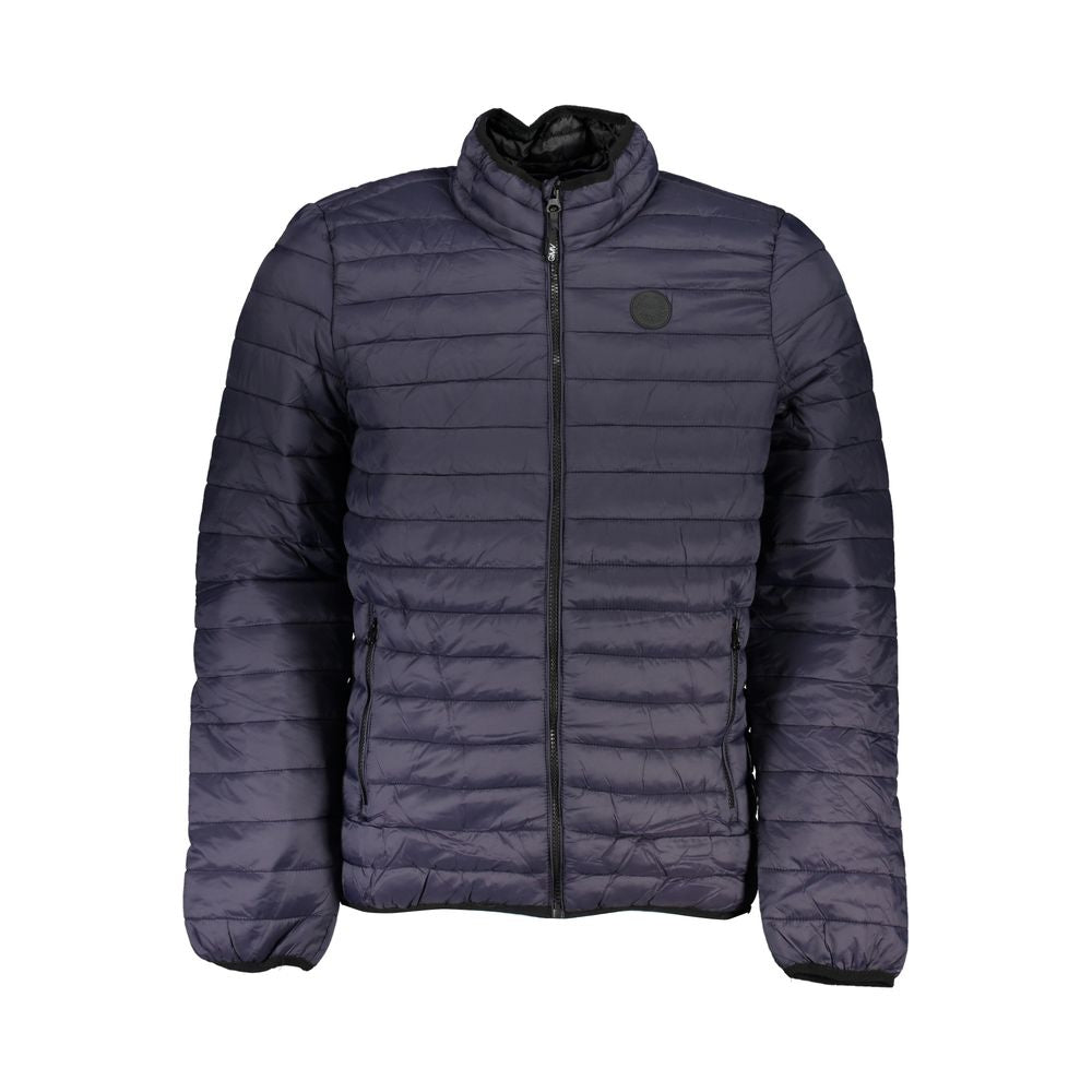Blue Polyamide Men's Jacket