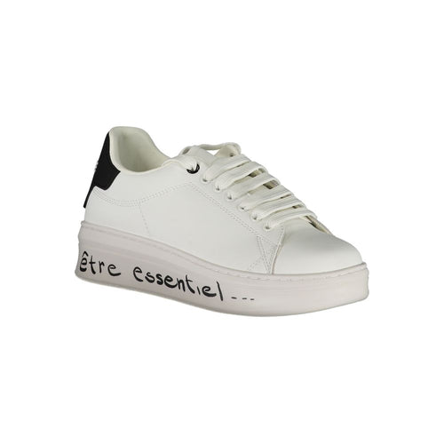 "Bianco Polyurethane Women Sneaker"