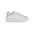 Weiß Polyurethan Damen Sneaker