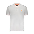 White Cotton Men Polo Shirt