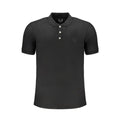 Black Cotton Men's Polo Shirt