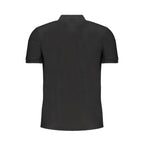 Black Cotton Men's Polo Shirt