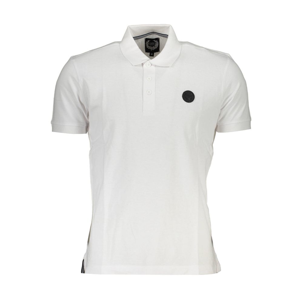 Baumwoll-Poloshirt für Herren, weiß