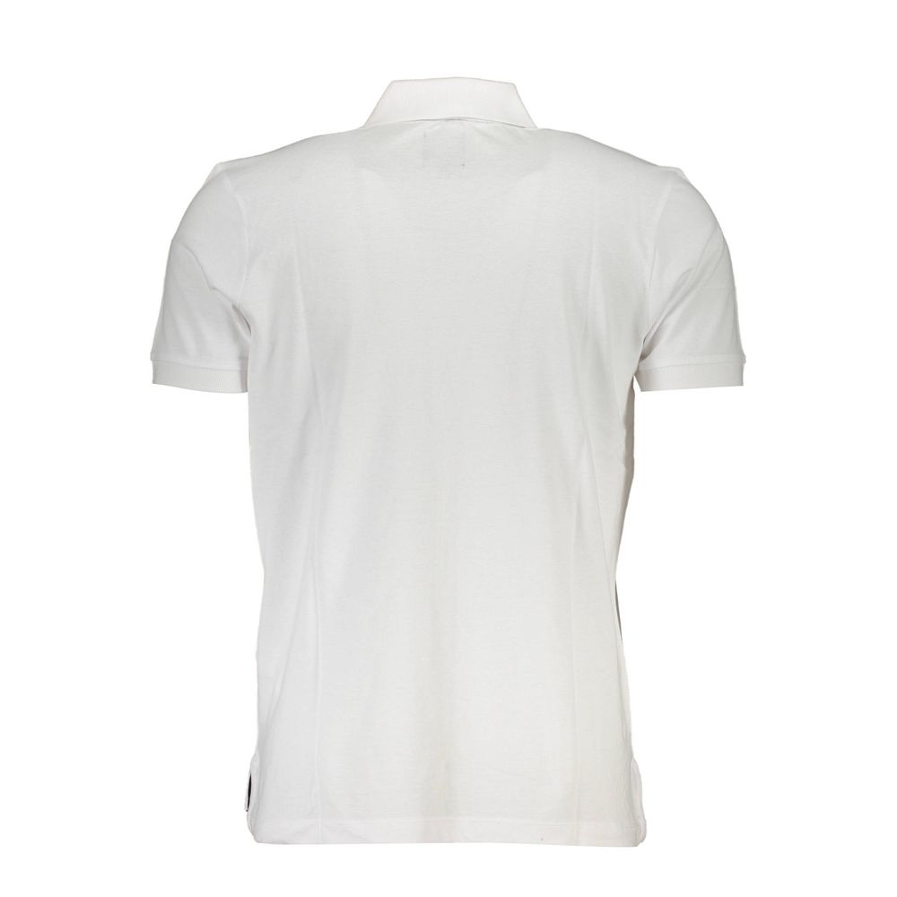 Baumwoll-Poloshirt für Herren, weiß