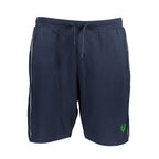 Blue Cotton Men's Track Pant