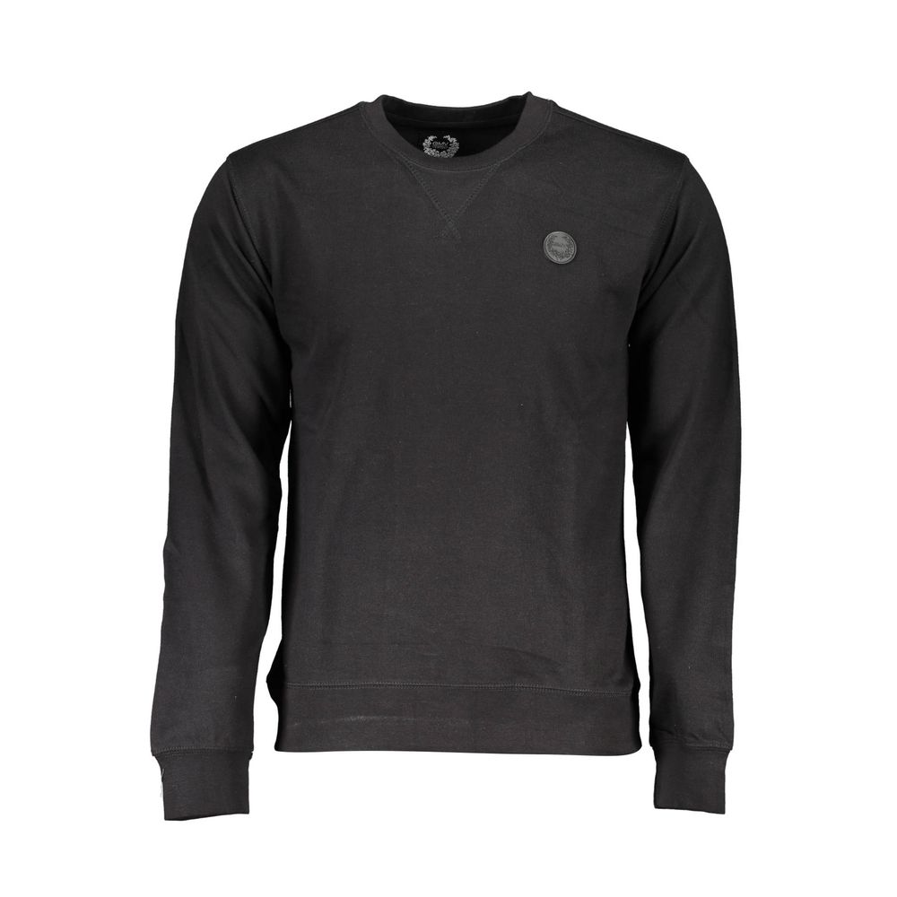 Herren-Sweatshirt aus schwarzer Baumwolle
