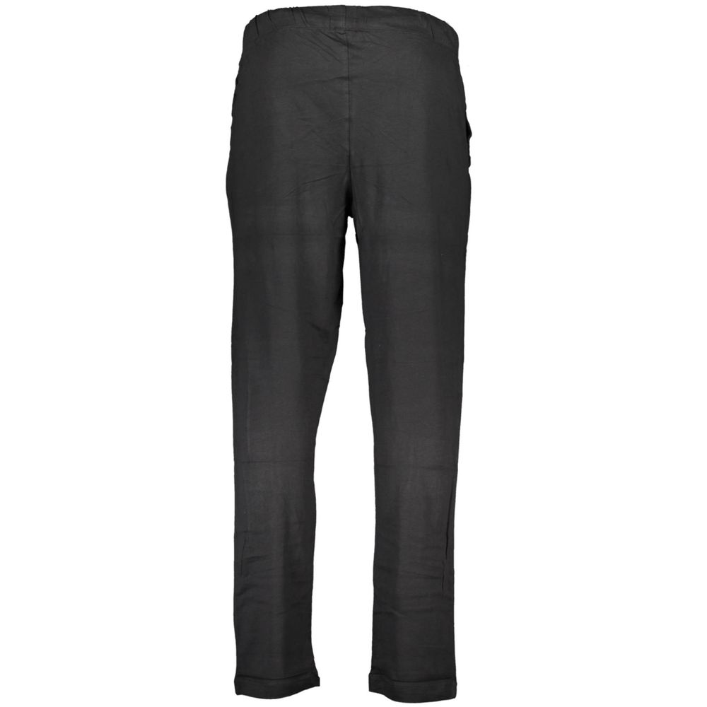 Schwarze Herrenhose aus Baumwolle
